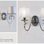 مدل‌ سه‌بعدی چراغ دیواری کد B0331