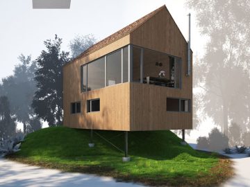 ویلای مدرن چوبی کد A0211